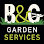 B&G garden services logo